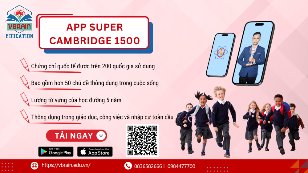 Luyện siêu trí nhớ tiếng anh với Super Cambridge English